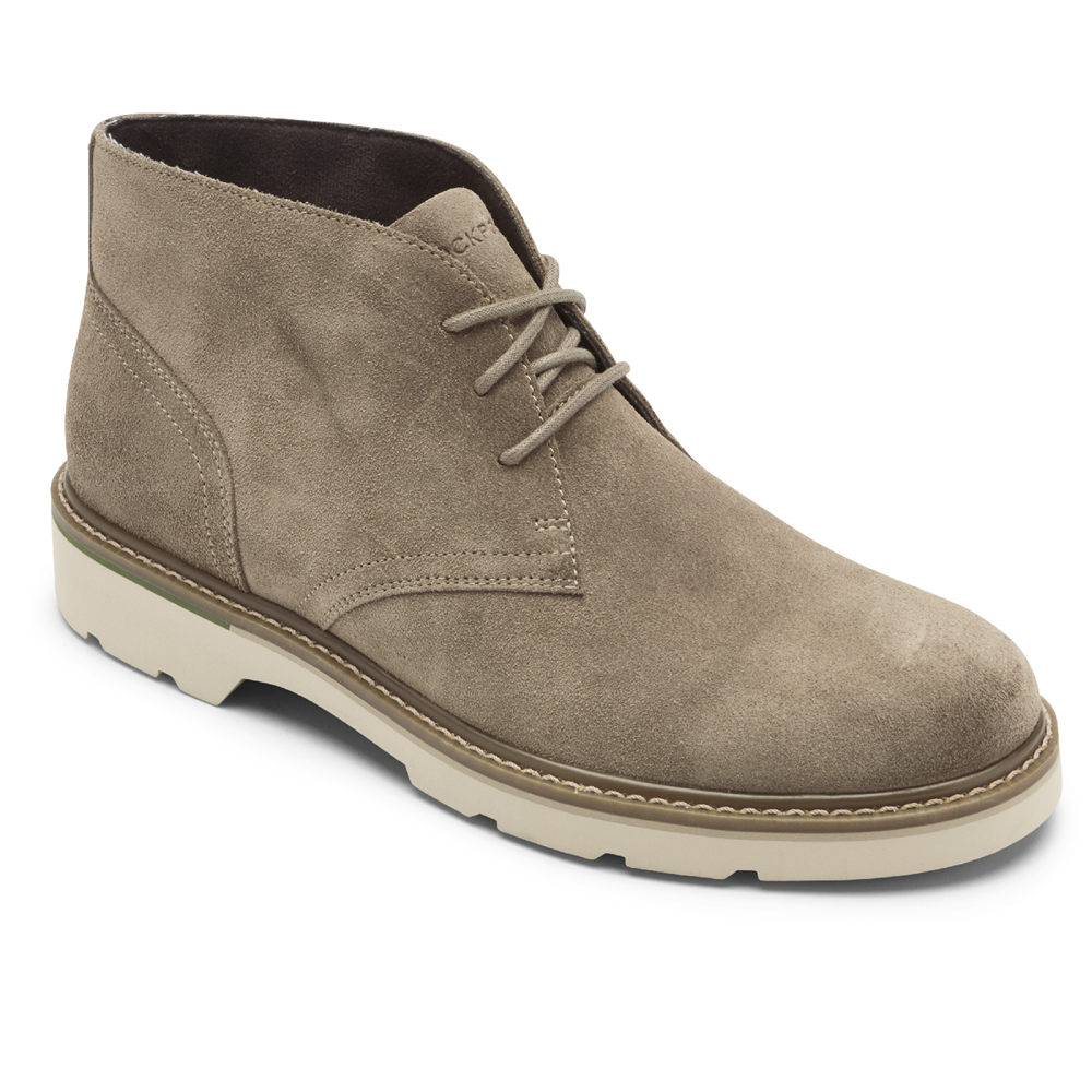 Rockport Støvler Herre Grå - Charlee Waterproof Chukka - ZJIK96712